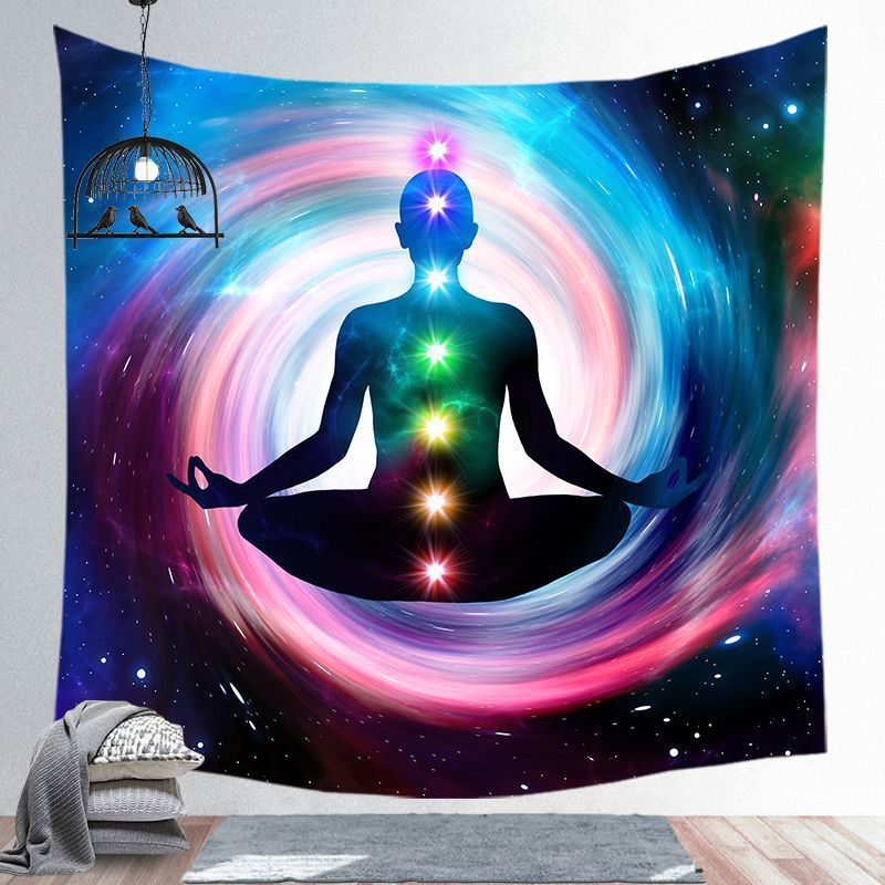 Spiritual Screen Hanging Tapestry Yoga Place