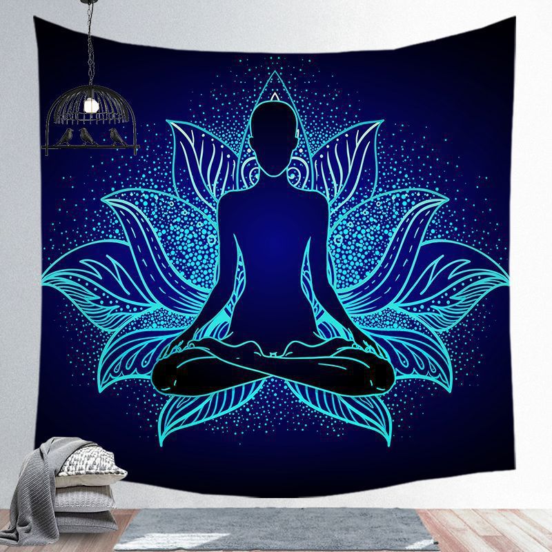 Spiritual Screen Hanging Tapestry Yoga Place